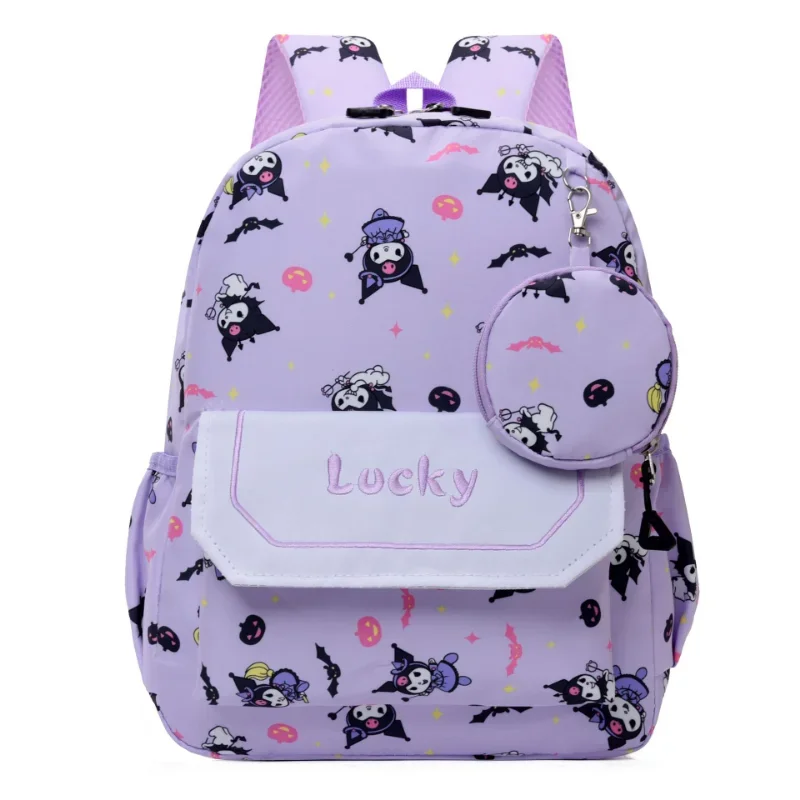 Sanrio cute Kulomi children's backpack cartoon Hello Kitty print new lightweight student bag Melody personality sweet backpack