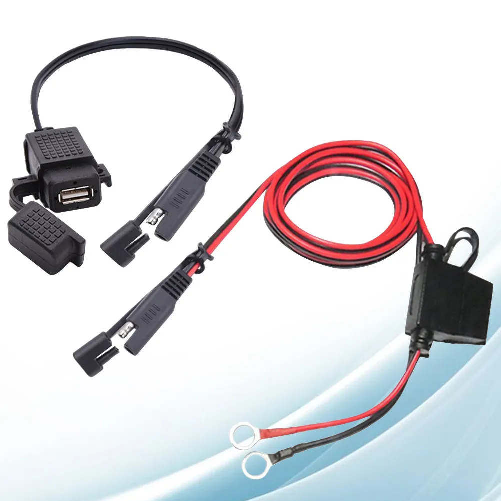 

Адаптер-зарядное устройство SAE-USB для мотоциклов: для смартфонов, планшетов, GPS и USB-устройств, универсальный, 12-24В, корпус из ABS-пластика и меди, долговечный, с защитой от перегрева