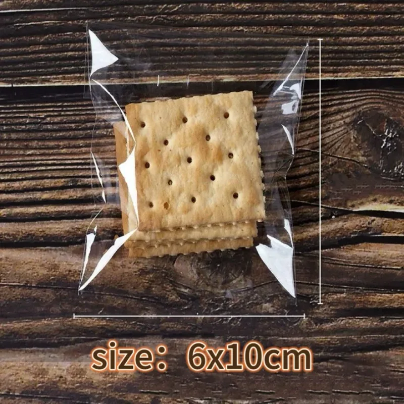 Geschenkzakjes Transparant Snoep Bakken Buscuit Kiem Toast Dim Broodzak Bakverpakking Feestartikelen voor Kerst Snoep