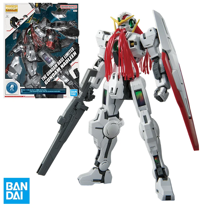 Bandai Original Model Kit Anime MG THE GUNDAM BASE LIMITED GUNDAM NADLEEH Anime Action Figure Assembly Model Toys Collectible