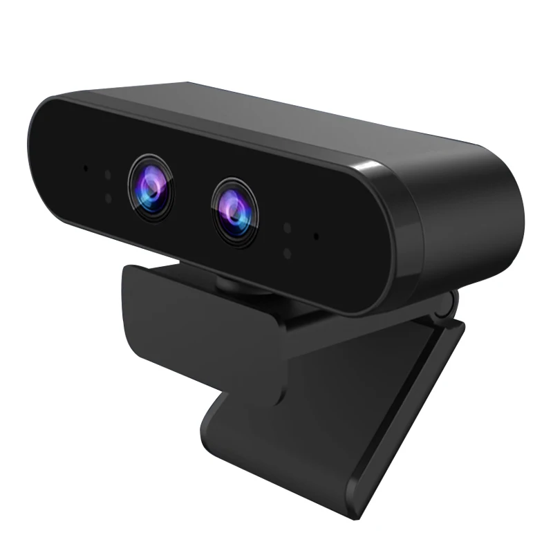 HD 1080P Wide Dynamic Binocular Web Camera 2 Mega Infrared Backlit Facial Recognition Webcam Camera USB Drive Free Module