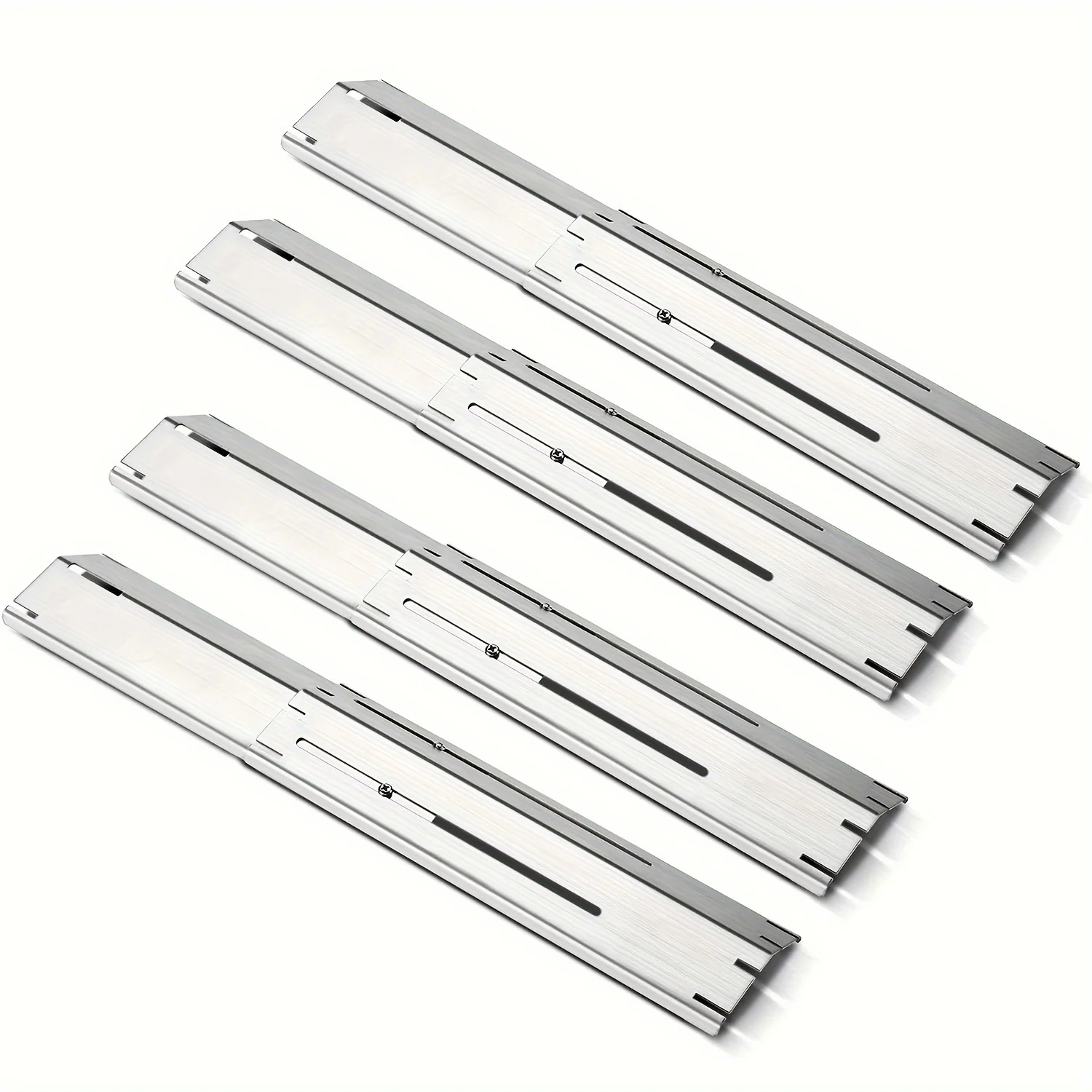 Placa protectora de calor universal de repuesto de alta resistencia, ajustable, de acero inoxidable 304 y acero al porcelana, para horno, barra de saborizante