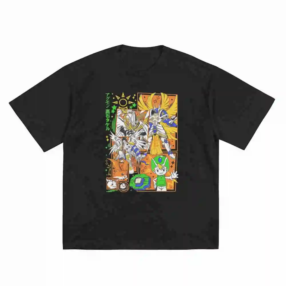 Digimon Short Sleeve Tee 100% Cotton T-Shirt