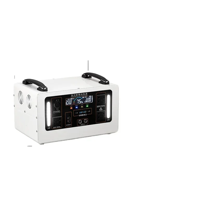 

*220V outdoor mobile power supply large-capacity portable battery, household power outage emergency self-driving tour with socke