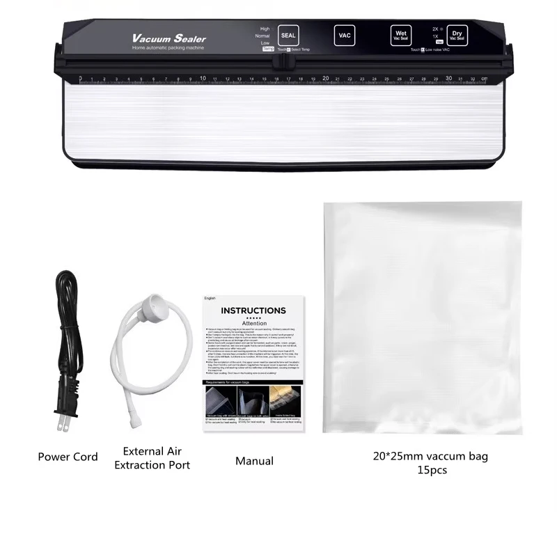 

Professional Food Vacuum Sealer Widen Double Pump Thermal Sealing Electric Vacuum Sealant Packaging Machine for FoodPreservation