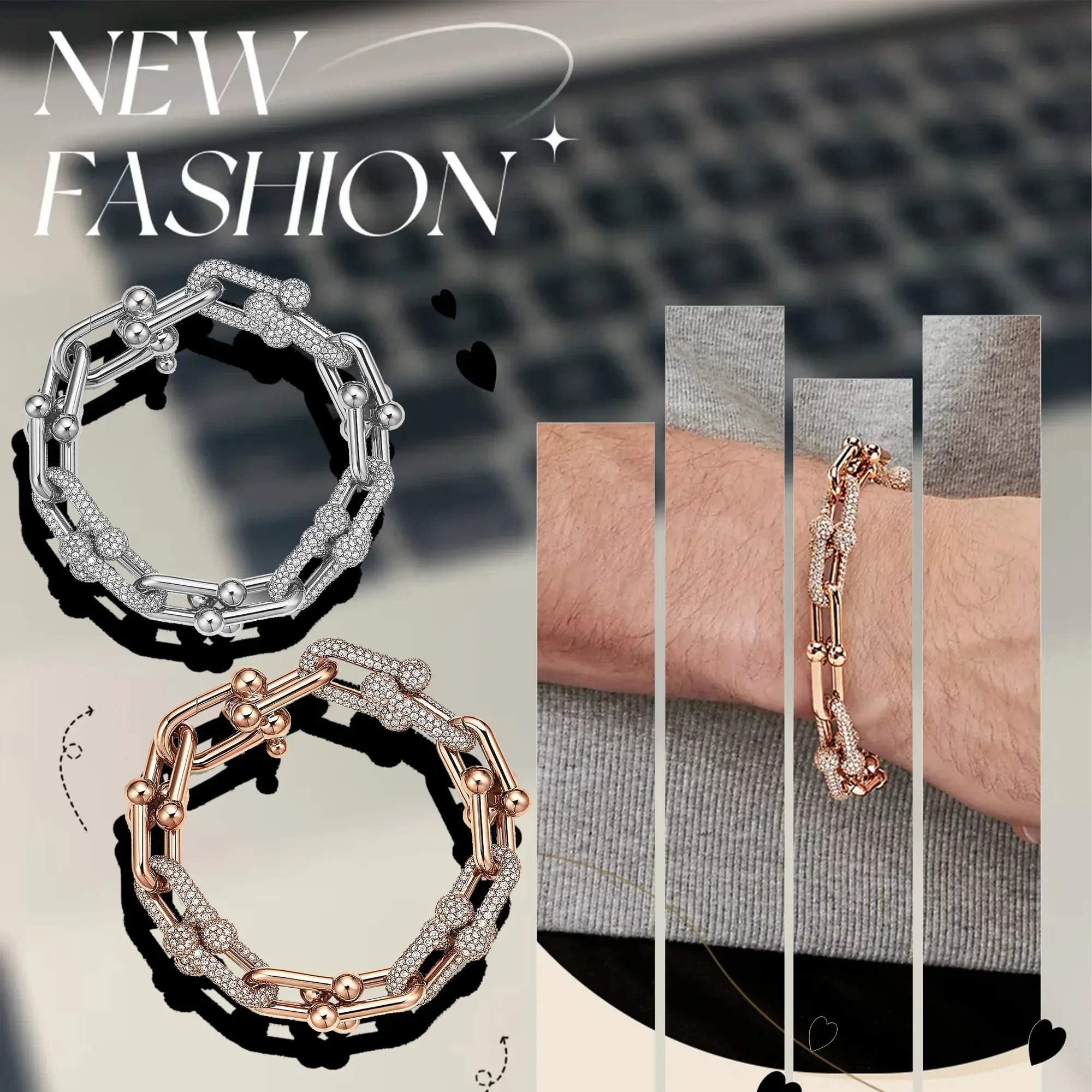 

S925 Silver Bracelet, Valentine's Day Proposal Gift, High-End & Stylish