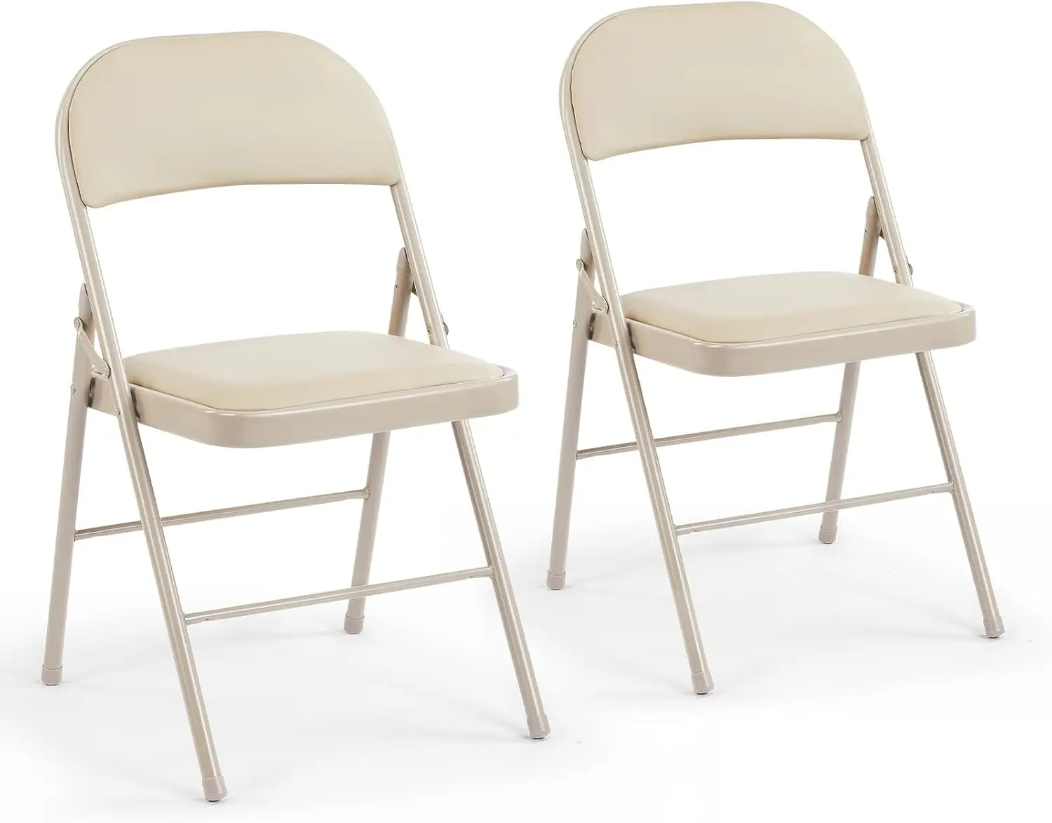 

Folding Chair Leather Padded Folding Chairs, Sturdy Metal Foldable Chair Outdoor comedor 4 sillas furnituredining