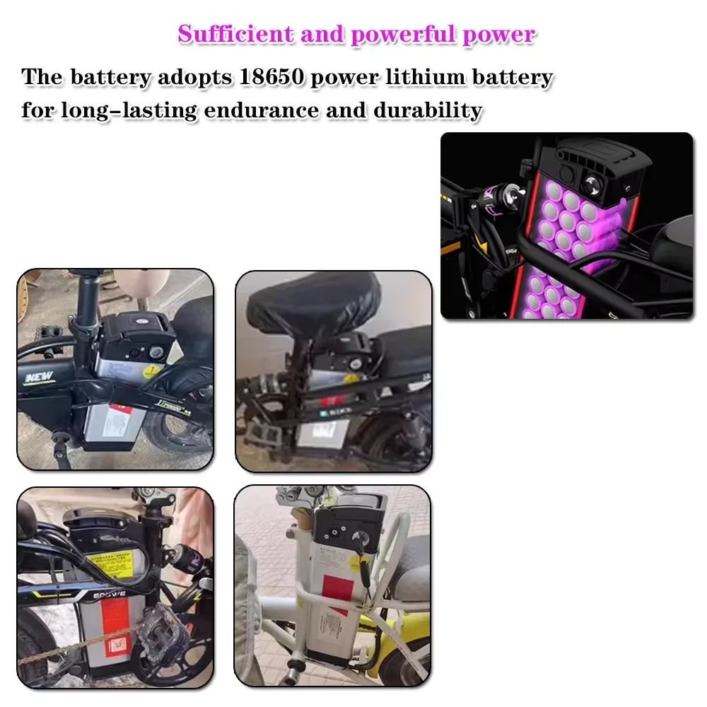 Original 36/48V High quality 10/20/30Ah Haiba E-bike battery,500W 750W 1000W High-power 18650 Lithium ion battery pack