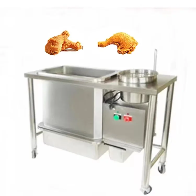 Fast Food Chicken Breader Hot Sale Stainless Steel Electric Fried Chicken Breading Machine