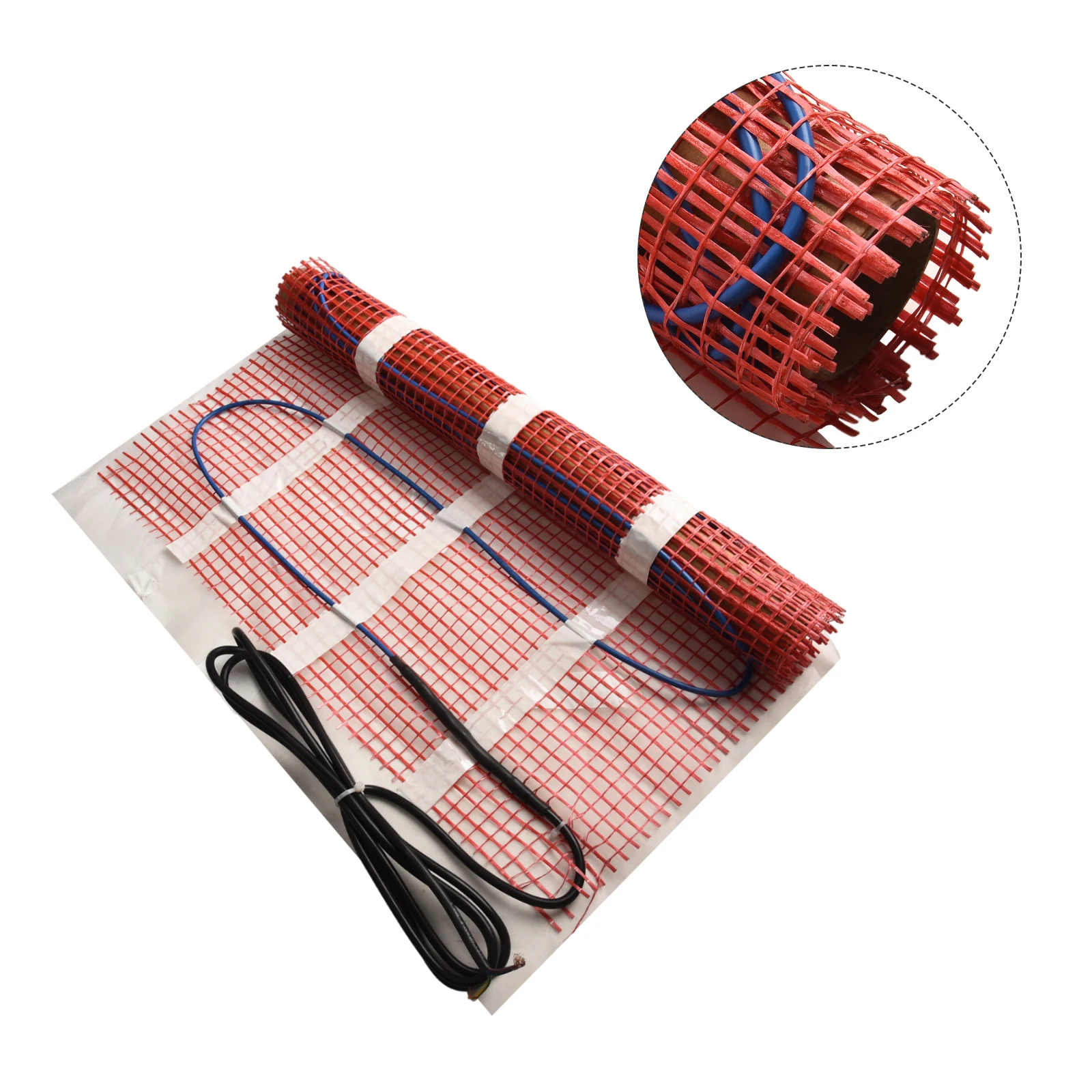 Electric Floor Heating Kit Pad  Digital Thermostat 220V  Radiant Warming Equipment  Easy to Install Home Floor Heating Pad