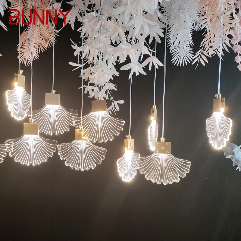 

BUNNY Modern Wedding Lamp Festival Lights Atmosphere LED Light for Party Stage Road Lead Ginkgo Leaf Background Decoration