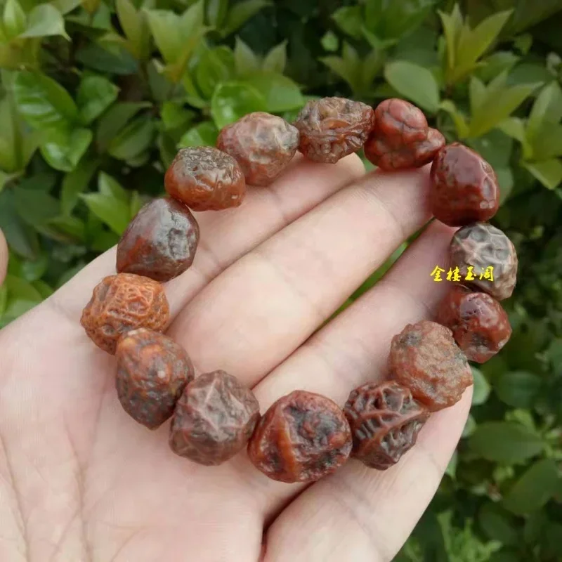 Supply jewelry Alshan Gobi material tendon stone sugar heart raisin agate bracelet