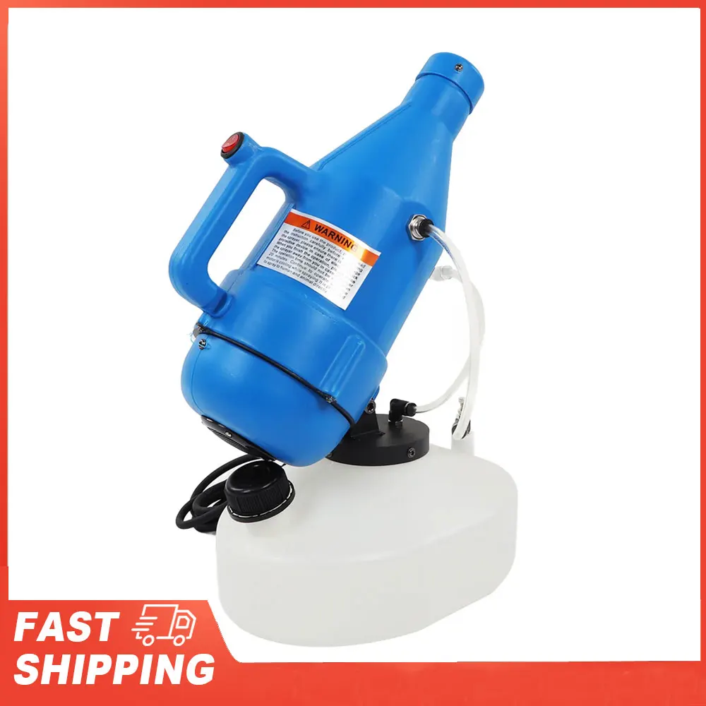 

Electric ULV Portable Fogger Sprayer Machine Atomizer Mist Cold 32.8ft Spraying for Hotel School 4.5L(1.2 Gallon)