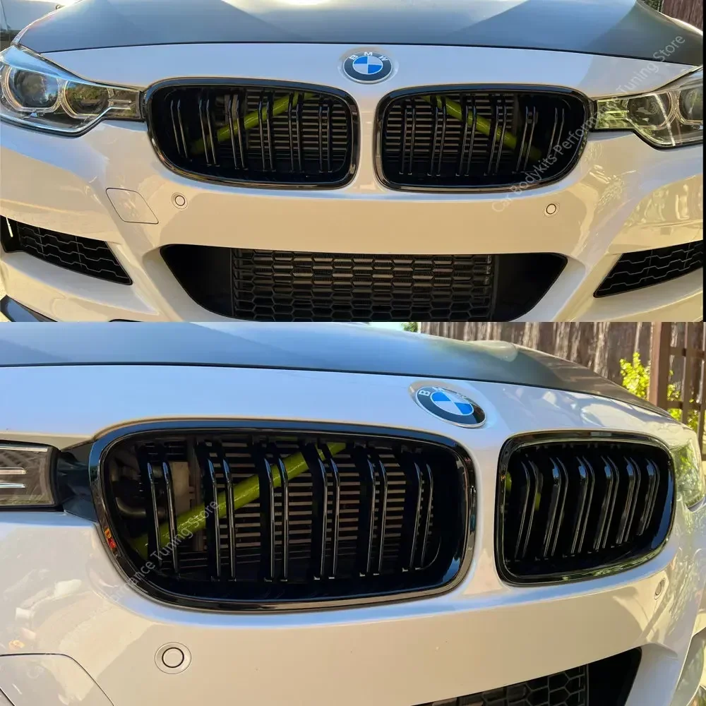 M3 Style Air Intake Grille For Bmw F30 F31 3 Series 318i 320i 330i 320d 330i Gloss Black Front Kidney Grille Bodykits Tuning