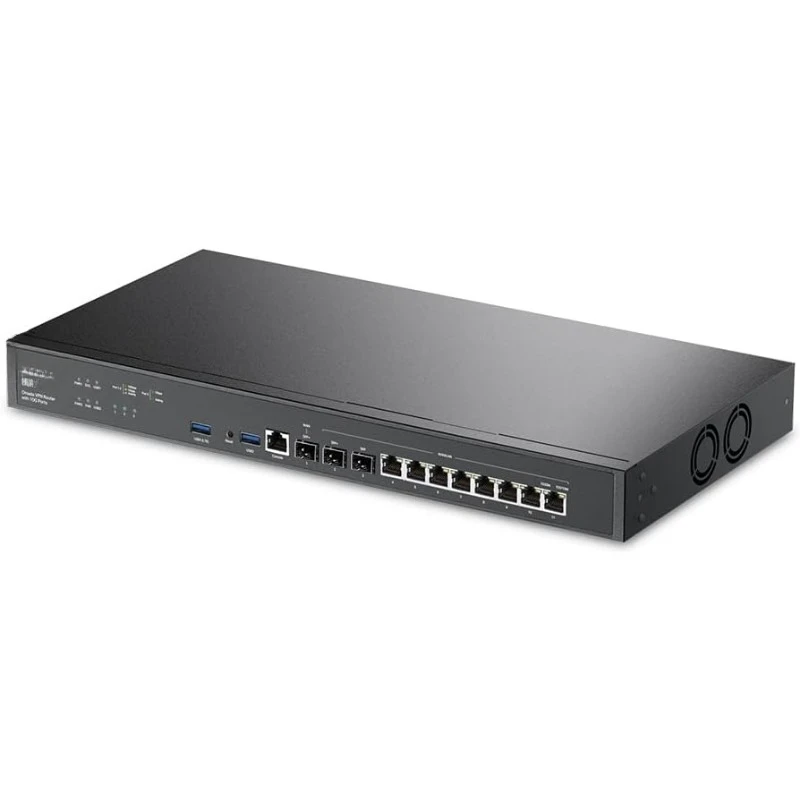 ER8411 Enterprise Wired 10G VPN Router Capacity Support Omada SDN Load Balance Lightning Protection Home.