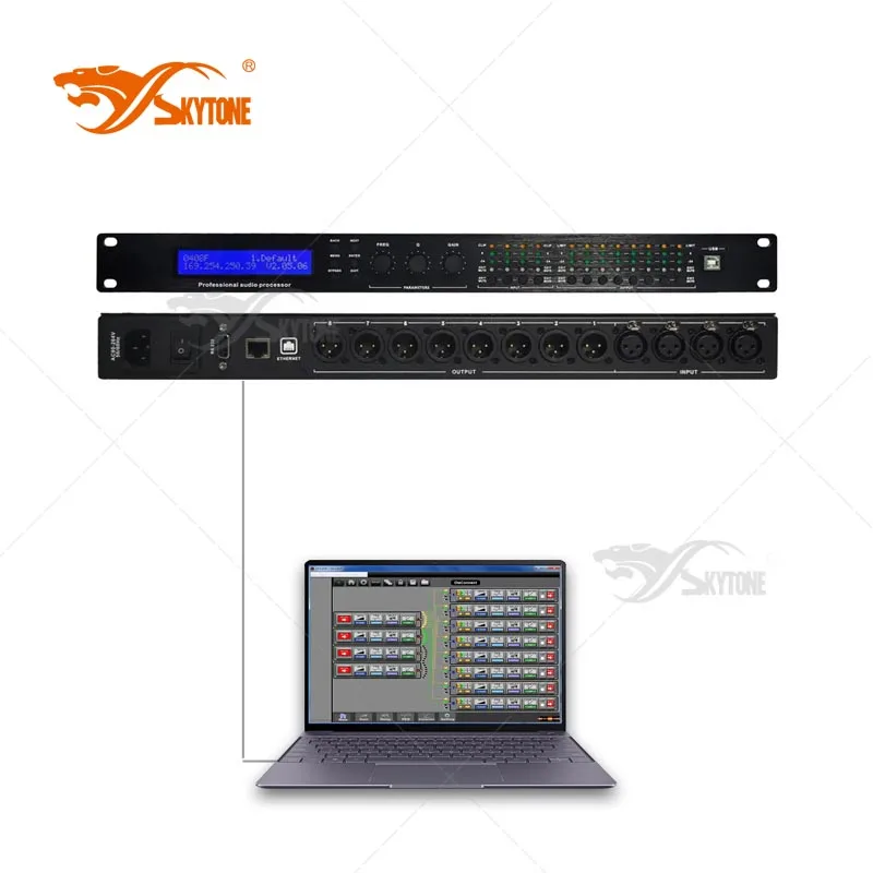 

DSP0408 24 Bit DSP Professional 4 Input and 8 Input Audio Processor