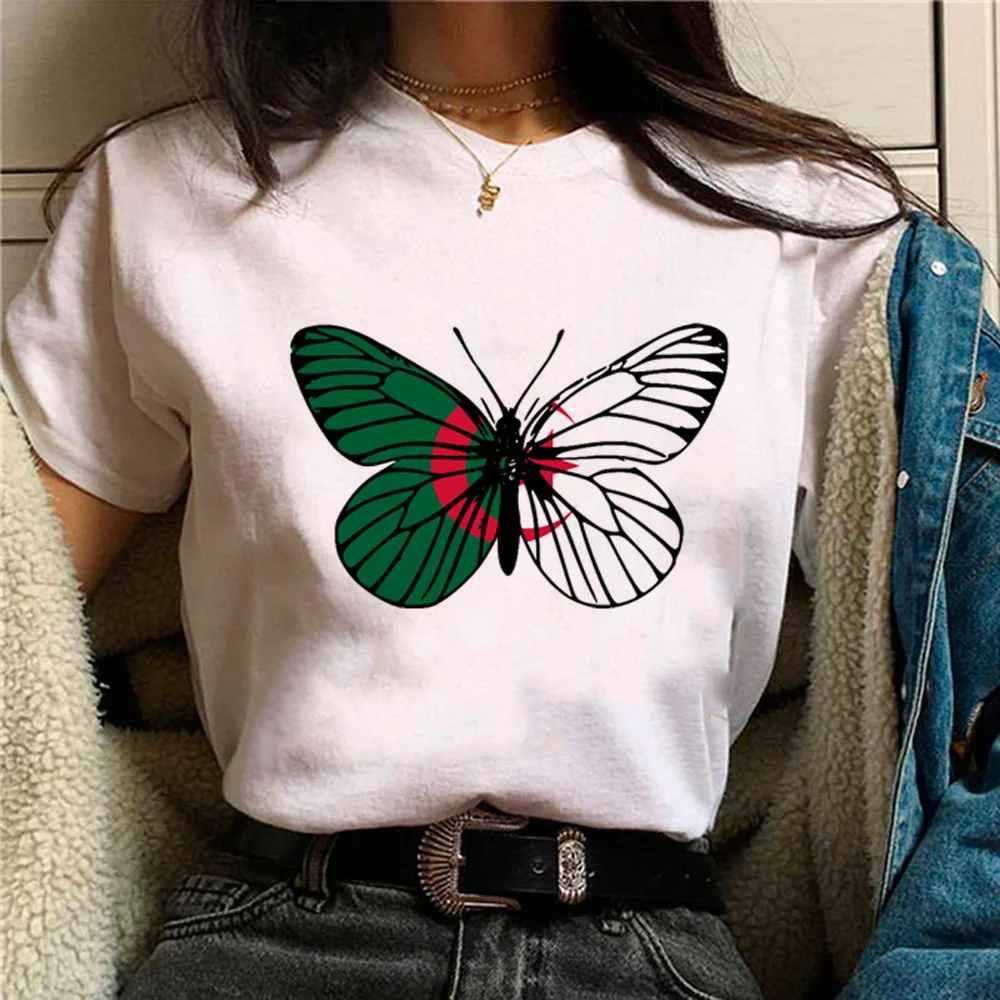 

Algeria Tee women graphic t-shirts female Japanese manga comic clothes