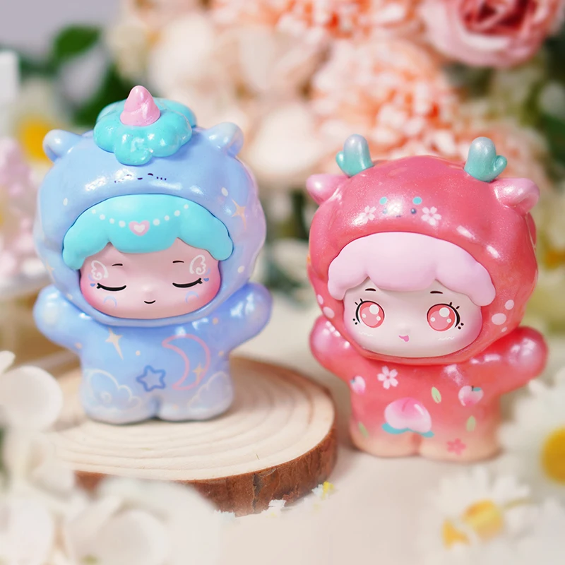 BAOBAO Spring Travels PLUS Flower God Spring Peach Series Blind Box Guess Bag Toys Doll Cute Anime Figure Ornaments Collection