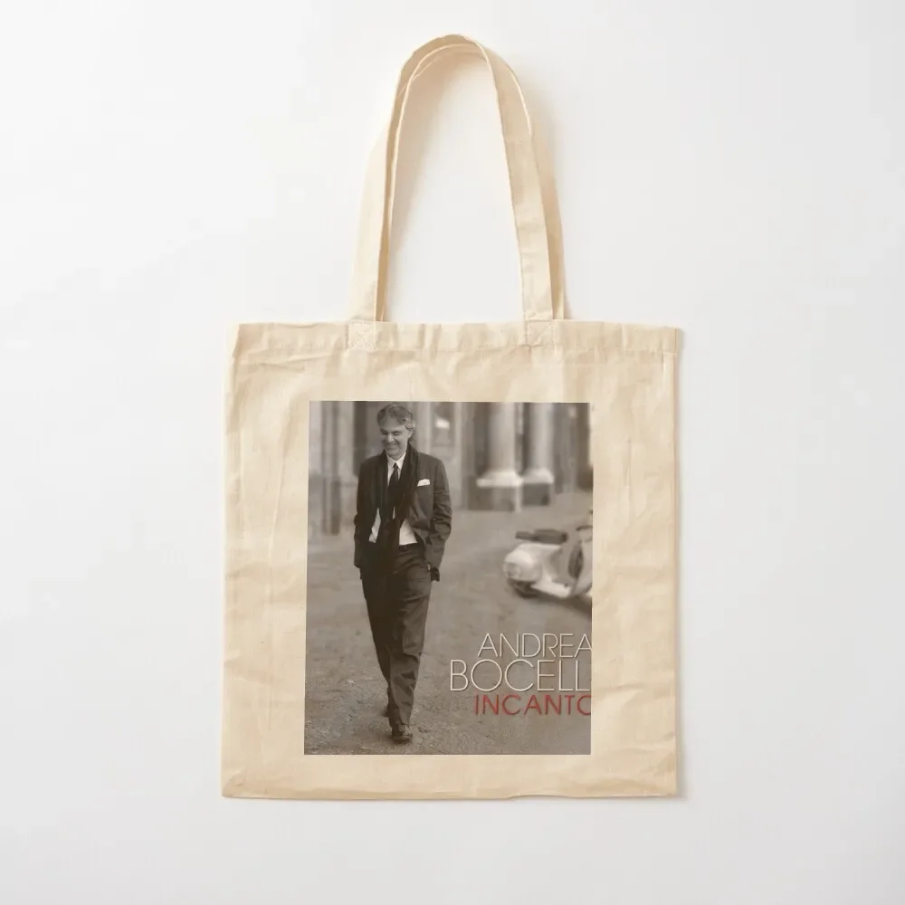 Andrea Bocelli incanto Tote Bag Women's bags shopping cart bags Shopper handbag Reusable bags