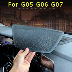 Car Dashboard Speaker Cover Trim Dashboard Air Outlet Vent Cover Trim Frame Sticker For BMW X5 X6 X7 G05 G06 G07 Accessories