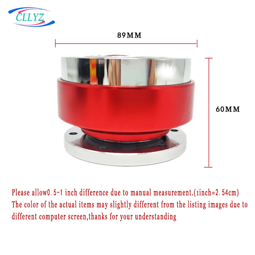 CLLYZ Car Quick Release Steering Wheel Hub Adapter Boss Kit Aluminum Alloy Racing SteeringWheel Base For Peugeot 206 307 Elysee