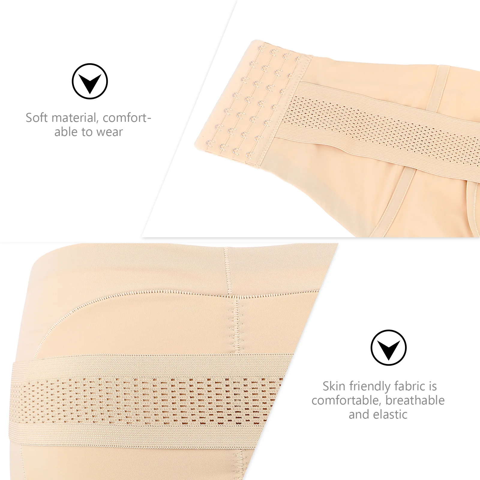 حزام تصحيح الحوض بعد الولادة قسط تنفس Chinlon حزام تصحيح الحوض للأم الجديدة تحقيق الحوض بطن مسطح #6