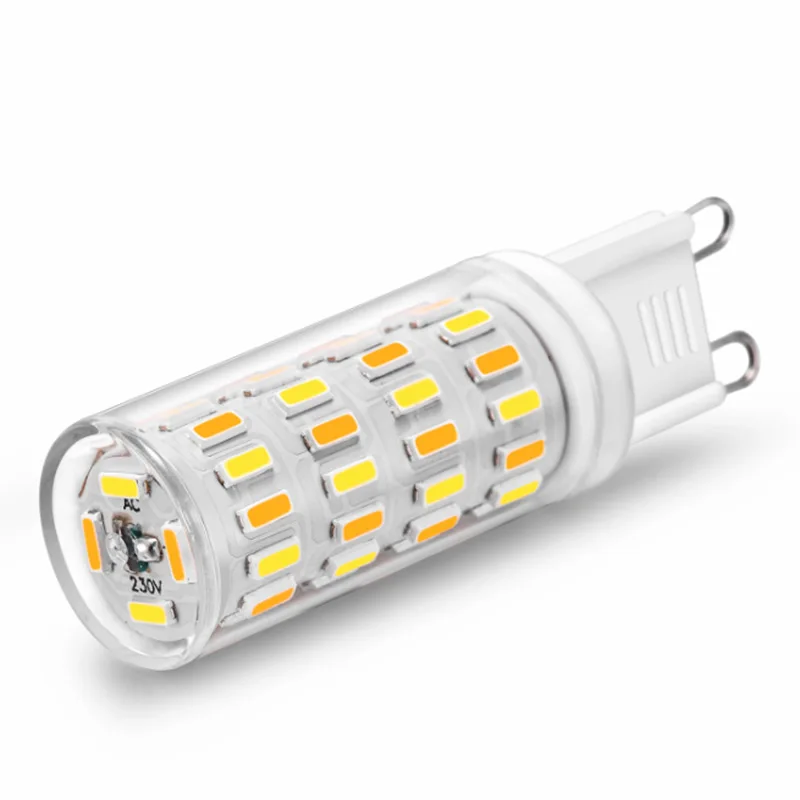 

10pcs AC220V G4 G9 5w LED Bulb Mini Small Crystal Chandelier Lamp 3000k 4000k CCT Double Three Color Replace 50w Halogen Light