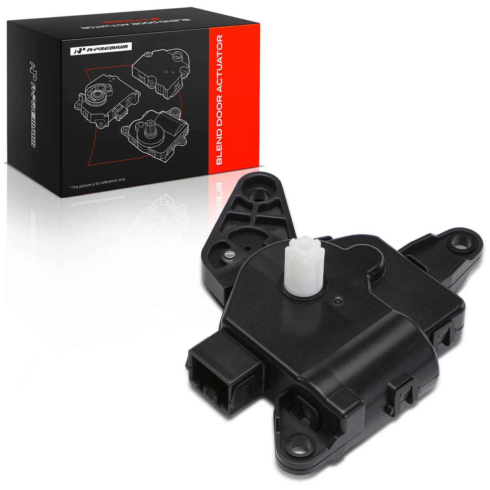 A-Premium HVAC Blend Door Actuator with 5 Blades for Kia Soul 2014-2016