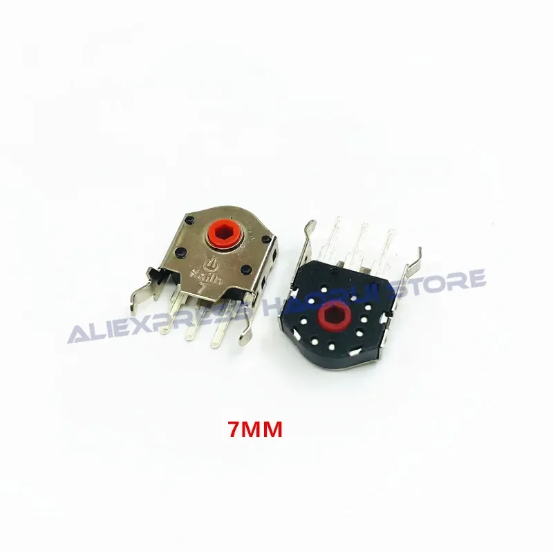 5Pcs Kailh 5/7/8/9/10/11mm Rotary Mouse Scroll Wheel Encoder 1.74mm hole mark 15-30g for PC Mouse alps encoder dust-free decoder