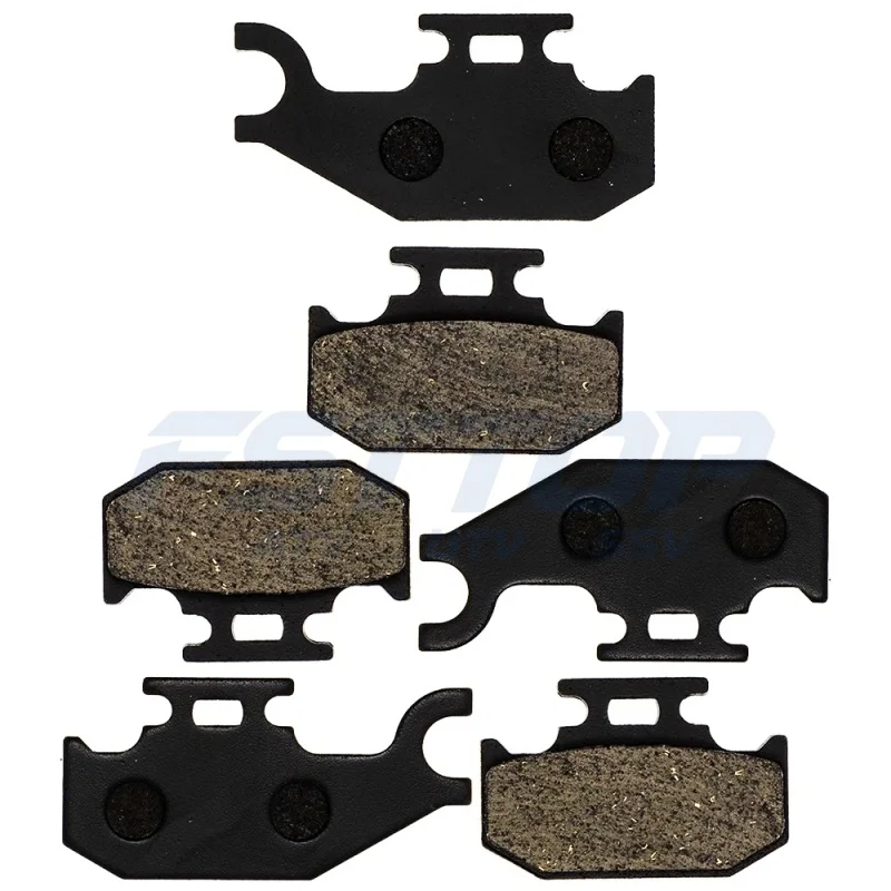 Kit de pastillas de freno delanteras y traseras, 6 uds., para Can-Am Bombardier DS 650 Baja Outlander 330 400 650 800 Quest 90 500 650 Traxter500 650ATV