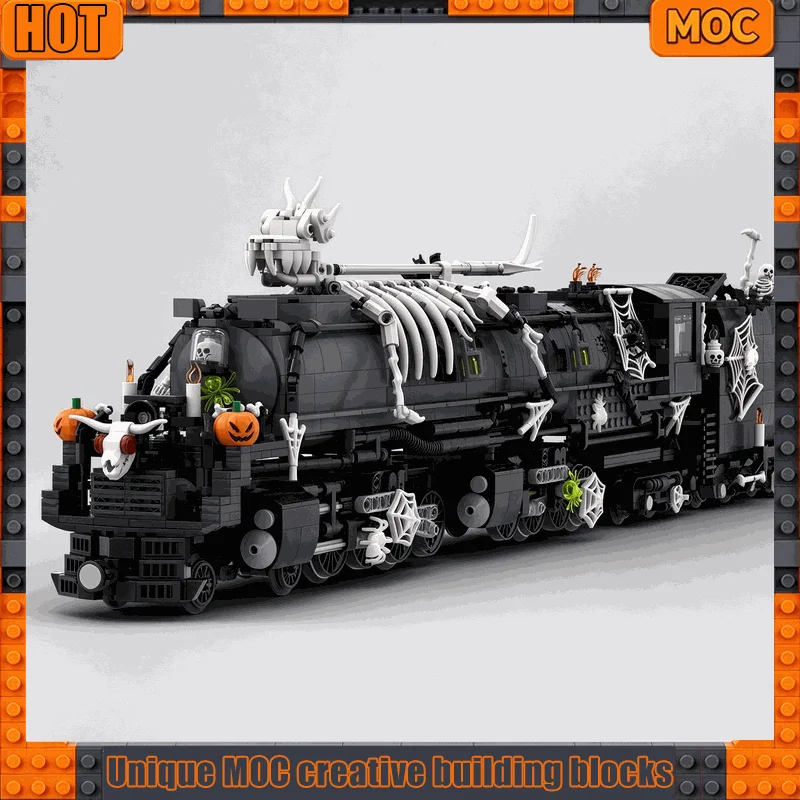 3149PCS MOC Giant Steam Locomotive Railway Train Model Custom Puzzle Building Blocks DIY Creative Assembly Educational Toy Gift