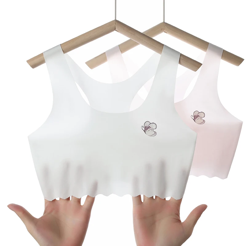 Children's Underwear Development Stage Primary School Girls 6-8 Non Trace Vest Girls Stage 1 10 Year Old 14 Girl Bra