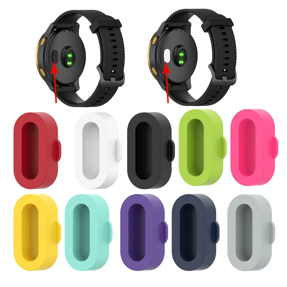 

Charging Port Dustproof Plug Cover Protection Cap For Garmin Forerunner 265x/264/965 Watch Dust-Proof Plugs Watch Accessories