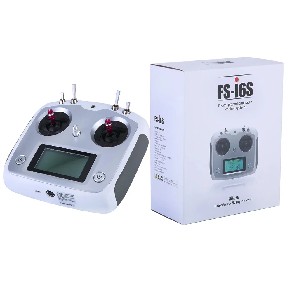 Flysky FS-I6S FS I6S 10CH 2.4G RC Quadcopter Transmitter Controller W/Receiver FS-iA6B or FS-IA10B for RC FPV Drone Parts