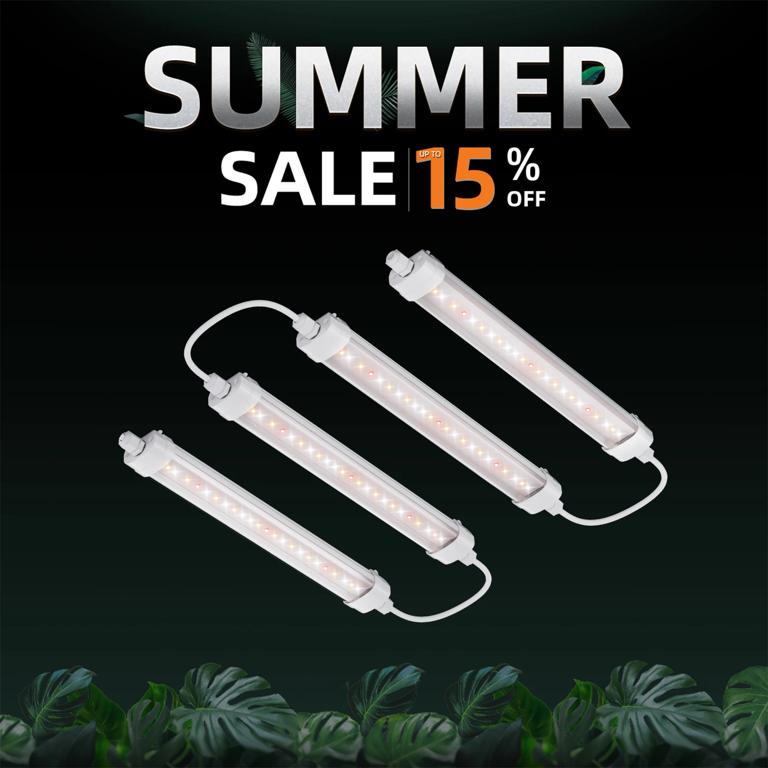 

Spider Farmer Glow30 LED Grow Light 4 Light Bars For Veg And Seeding Bloom Flower Plants Hydroponics