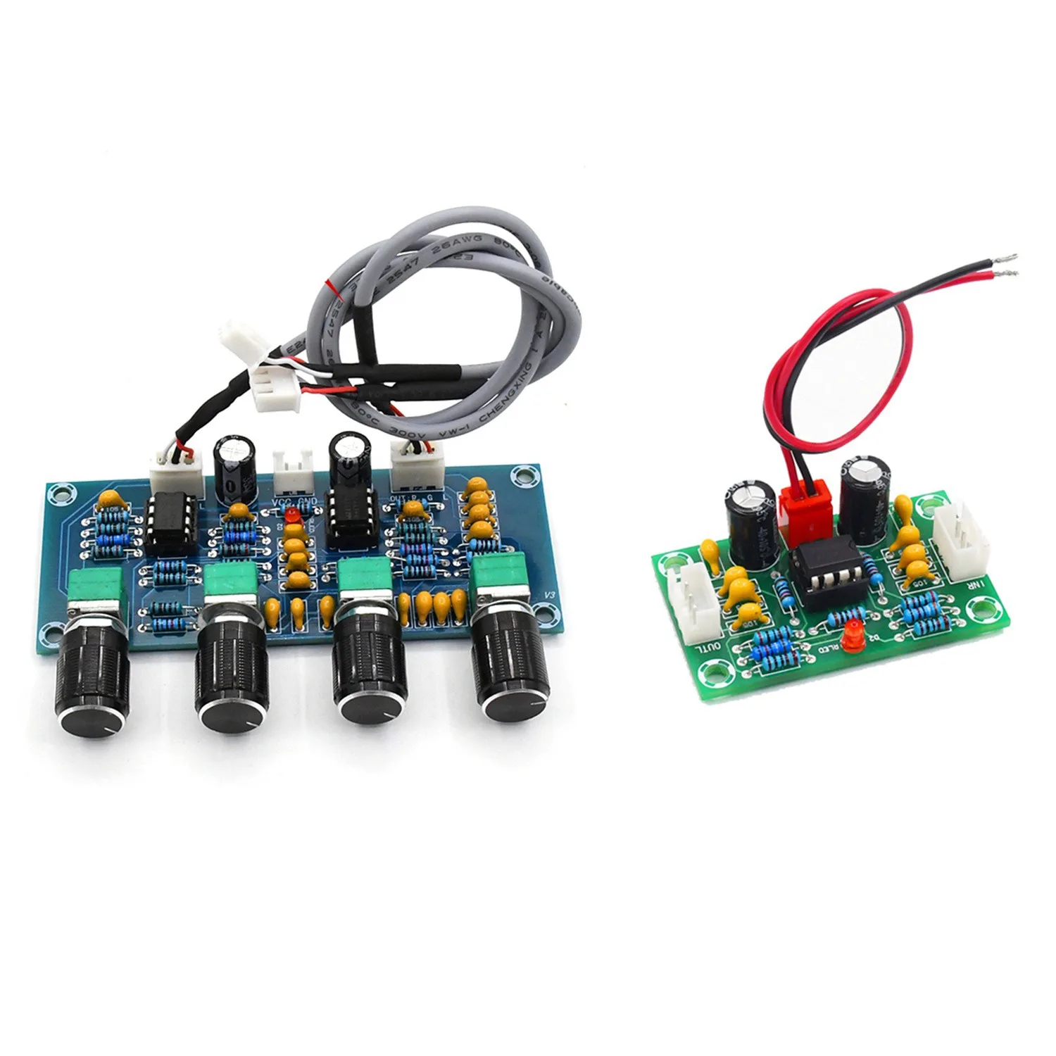 NE5532 Tone Board Preamp Pre-Amp Treble Bass Volume ปรับ Pre-Amplifier Tone Controller และเครื่องขยายเสียง Dual Channel NE553