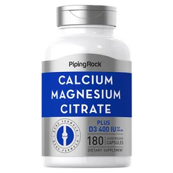 Calcium Magnesium Citrate 180 Capsules