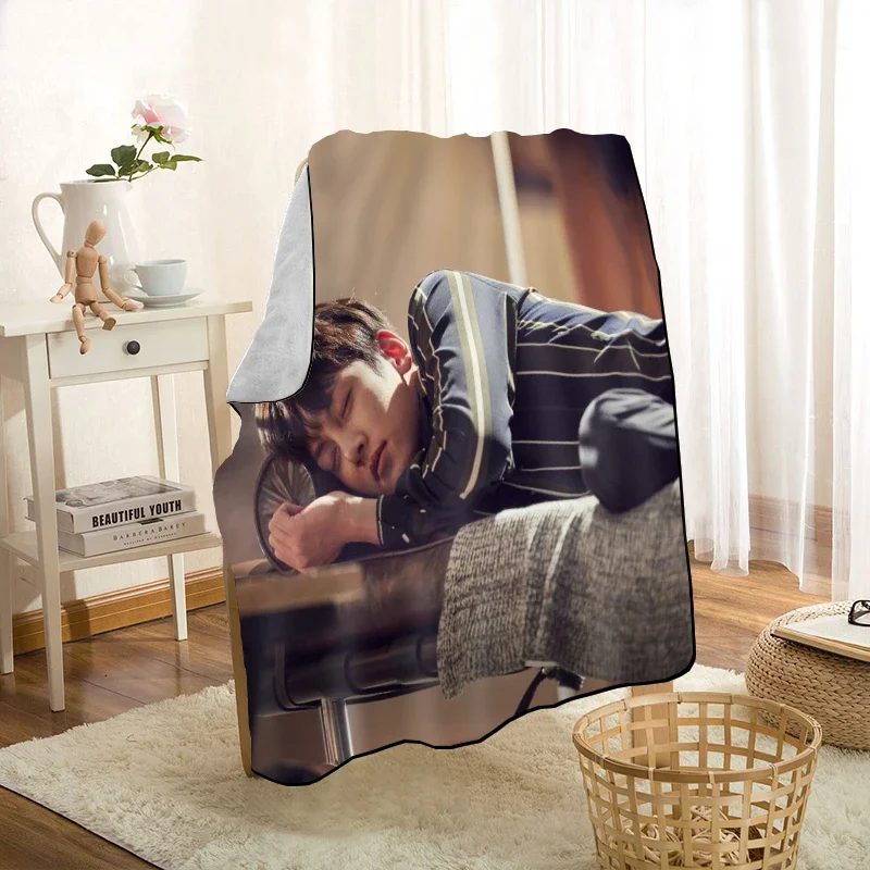 New Arrival Ji Chang Wook Blankets Printing Soft Blanket Throw On Home/Sofa/Bedding Portable Adult Travel Cover Blanket