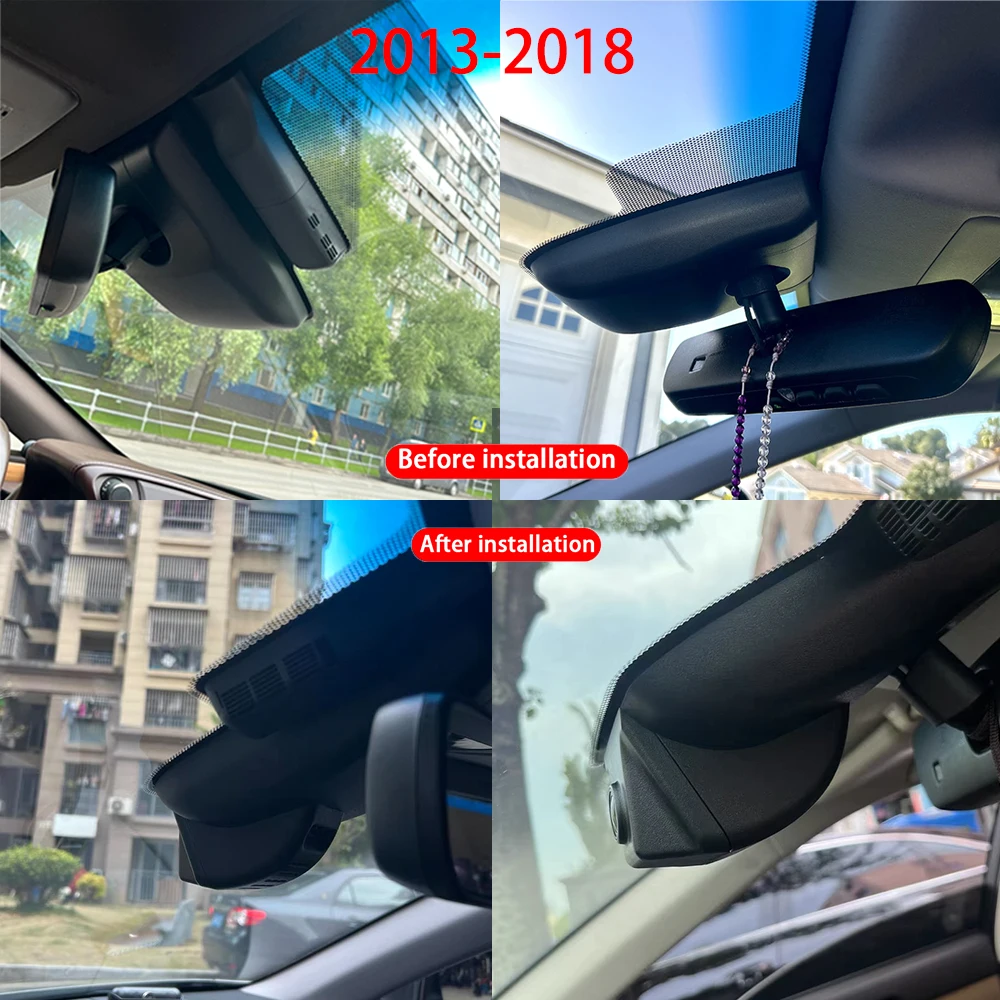 for Lexus ES ES200 ES350 ES250 ES300h 2013-2025 4K Front Rear Camera Dash Cam Wifi Plug and Play Video Recorde Loop Recording