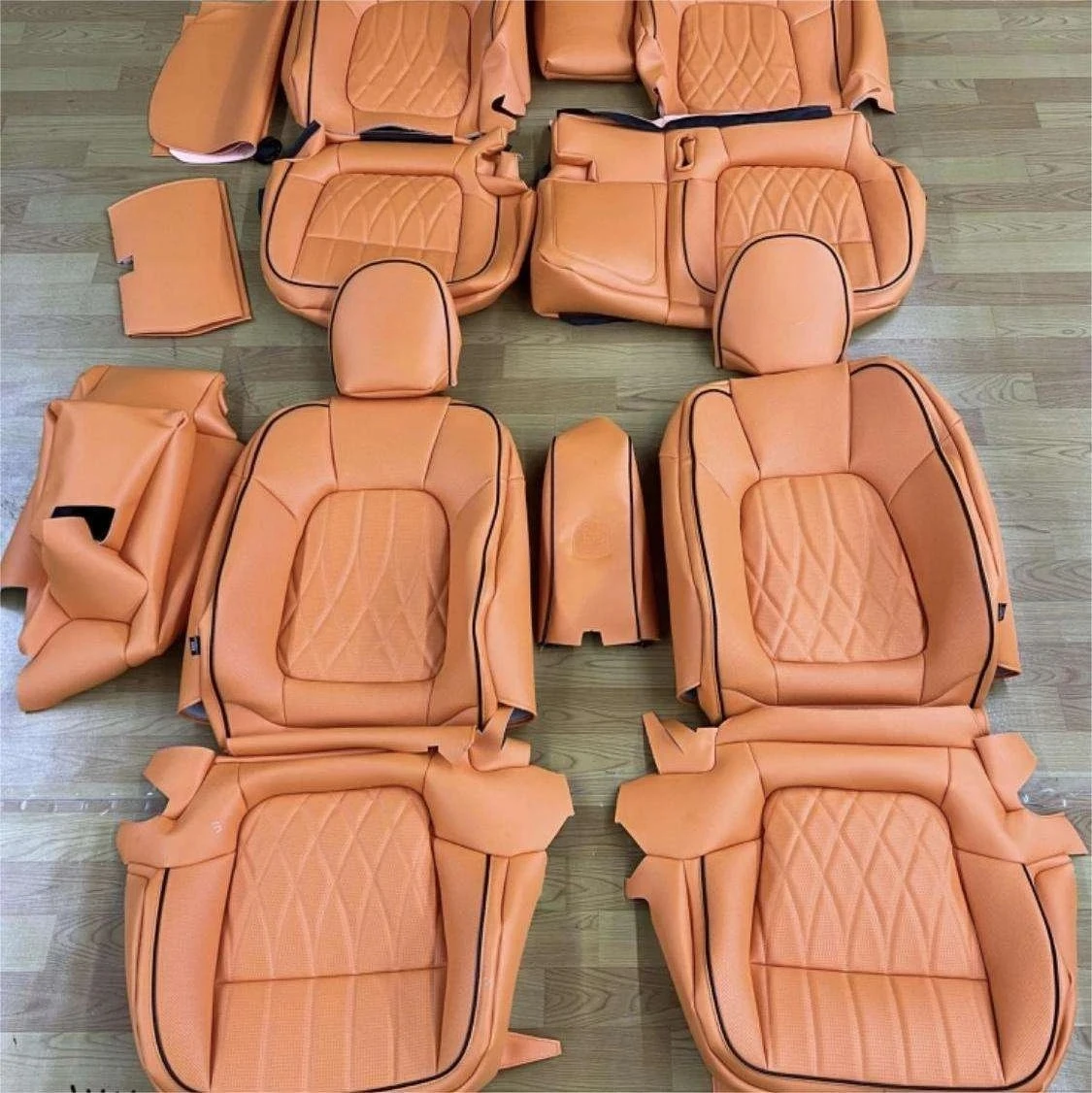 Factory For Porsche Luxury Full Set Seat Cover Cowhide Seat Cover for Porsche Cayenne Taycan Panamera Maycan 718 911