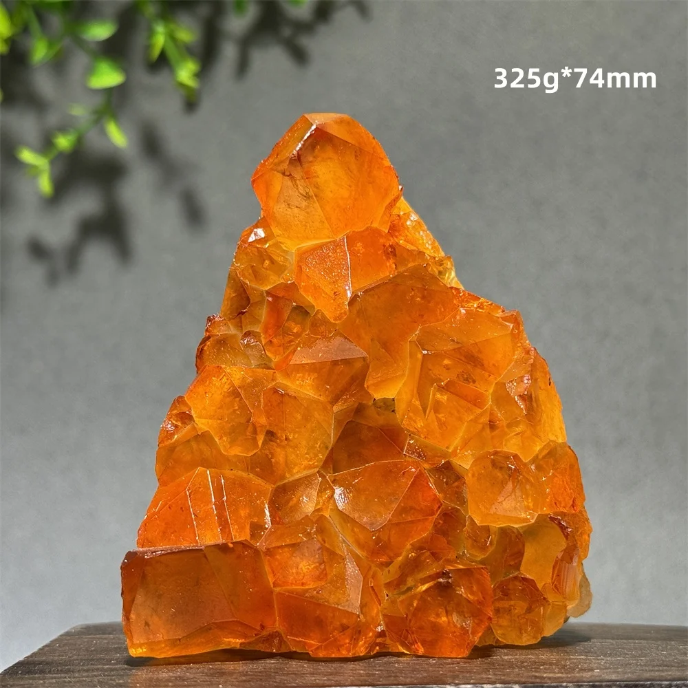 Brazil's High-Quality Citrine Crystal Cave Mineral Original Stone Specimen Home Wealth Decoration Meditation Aura Healing Energy