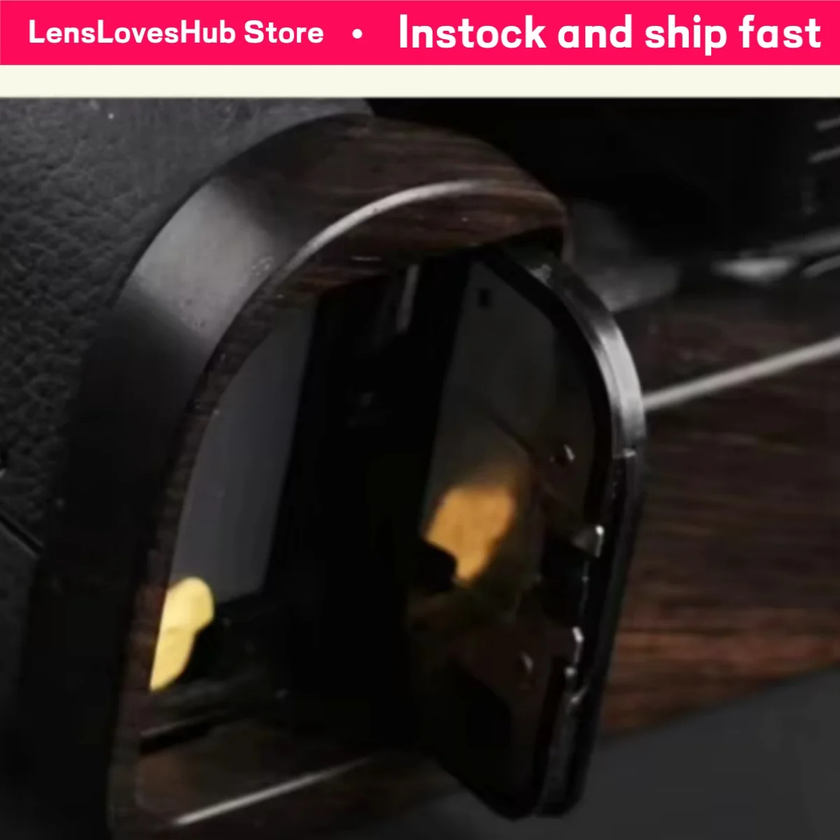 Camera Base Wood Ha…