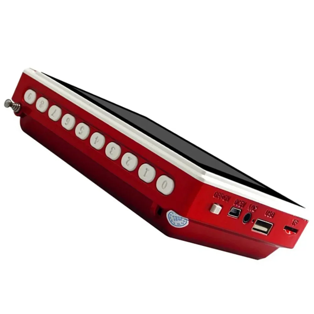 Máquina de vídeo HD portátil de 4,3 pulgadas, Radio FM, disco U, reproductor de tarjetas TF, altavoz MP3, libros electrónicos, pantalla templada, batería USB 18650