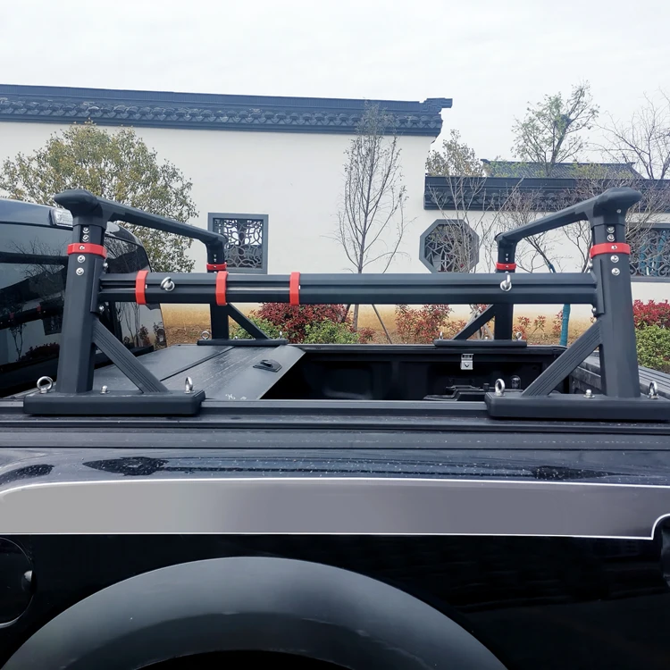 

Le-star4x4 Auto Accessories Universal Adjustable Sport Roll Bar with Roof Rack for NP300 Silverado Tacoma