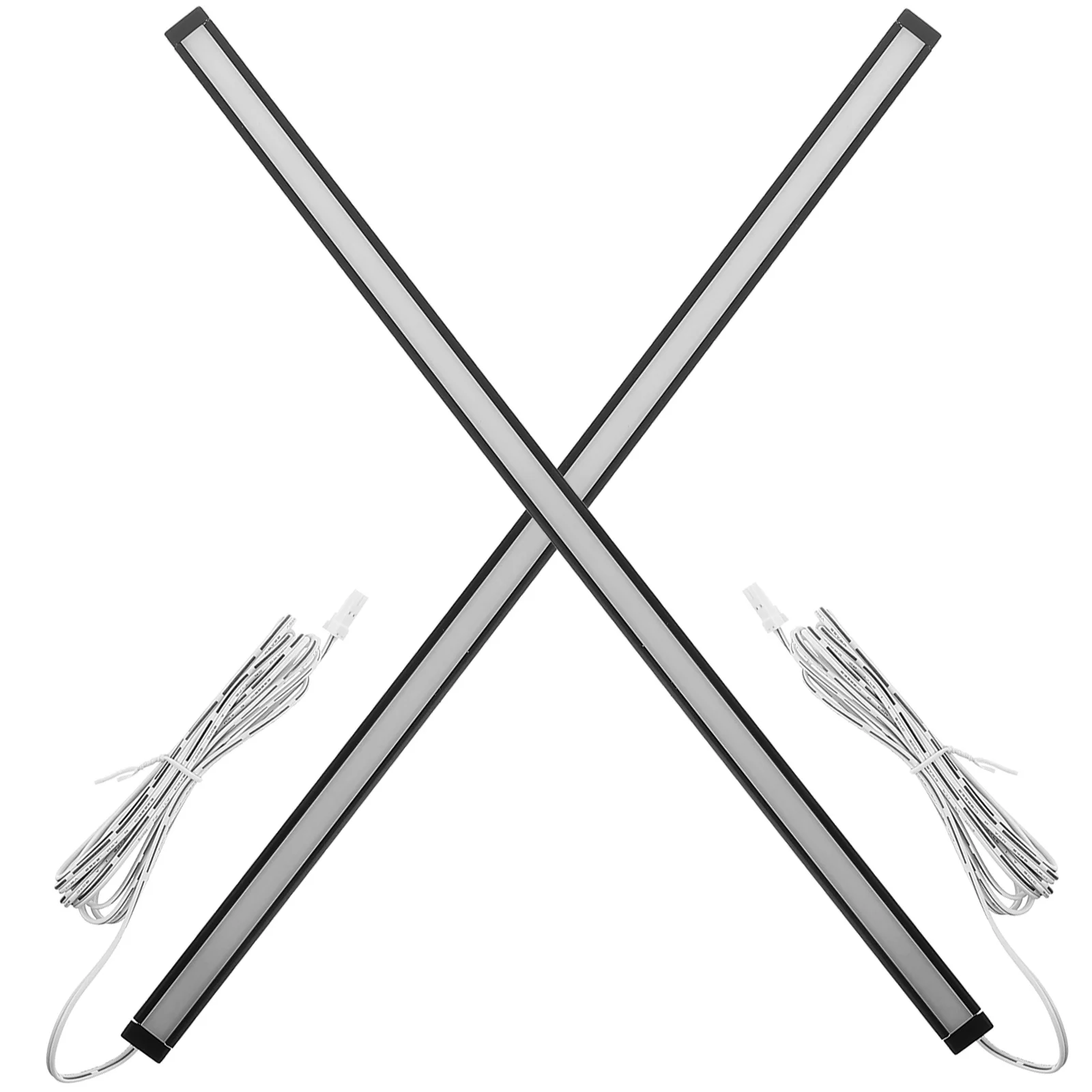 2 قطعة LED إضاءة تحت الخزانة قابلة للشحن جبل مخفي لخزانة الملابس الطابق السفلي المرآب تأثير إضاءة ممتاز #6