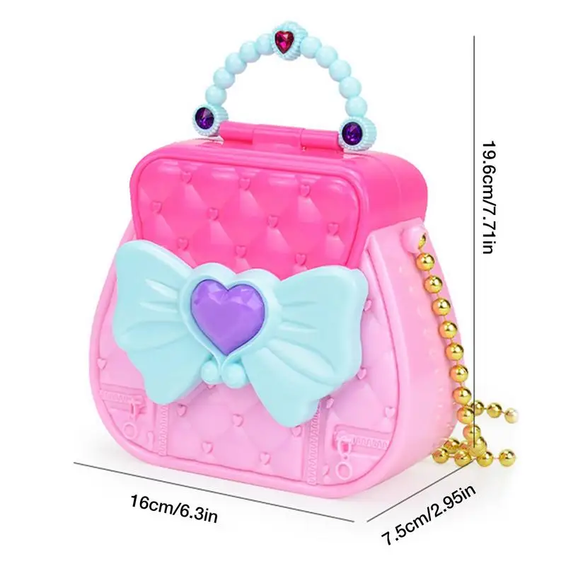 Beauty Toys Activity Play Set Simulation Princess Toy Accessories Lipstick Model Toy Kids Purse And Makeup Set Birthday Present