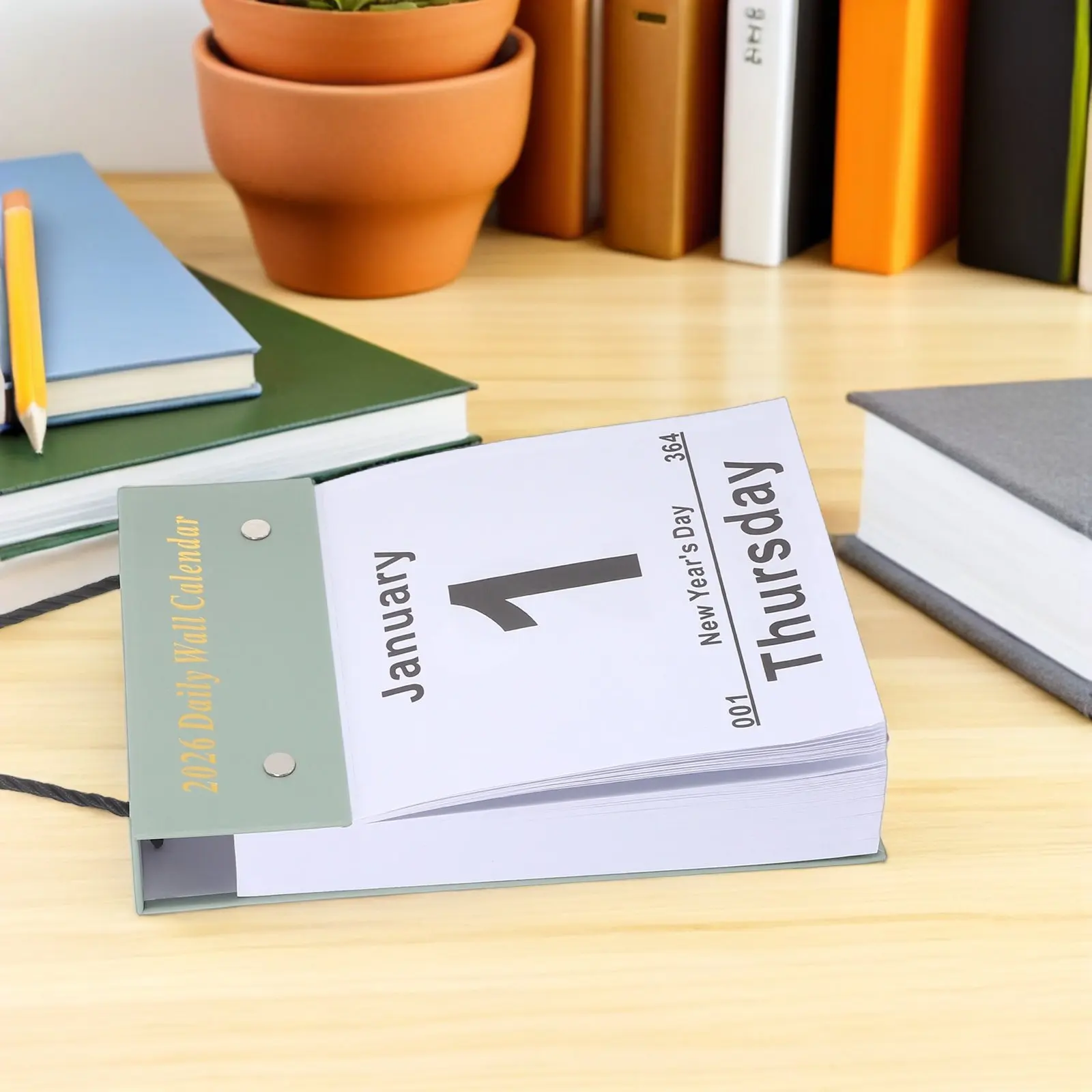 

Отрывной настенный календарь на 2026 год с крупным шрифтом, вертикальный, легко читаемый, для кабинета, домашнего офиса, школы, планирования встреч