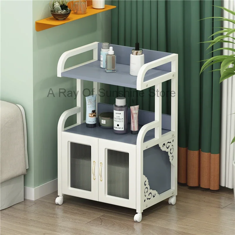 

Manicure Salon Trolley Utility Cart Beauty Equipment Salon Trolley Cosmetic Storage Wagen Mit Rollen Pretty Furniture YN50ST