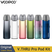 Original VOOPOO VTHRU Pro Pod Kit 25W Vape 900mAh Battery with Vmate V2 Cartridge 3ml 0.7/1.2ohm GENE E Cigarette Vaporizer