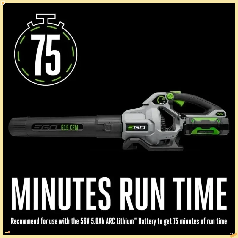 Soplador de hojas, eléctrico inalámbrico, batería y cargador no incluidos 36" de largo x 10" de ancho x 6" de alto